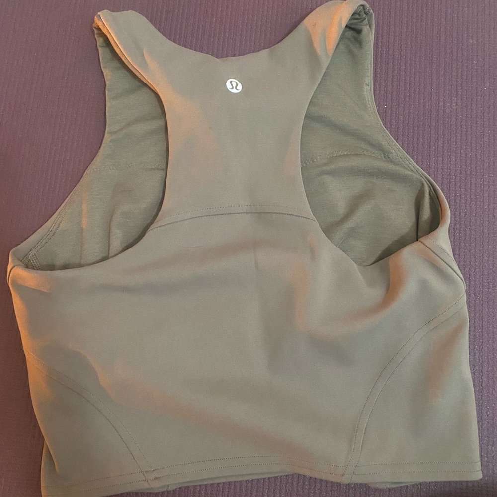 Lululemon Athletica Green Racerback Sports Bra
